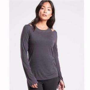 NEW ATHLETA Essence‎ Groove Top Yoga Gym Lounge Spring Night Size XS